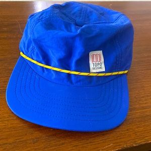 Topo design nylon hat